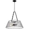 Quoizel Pendant Pendant 4 Lights Matte Black QP6176MBK - alternate 3